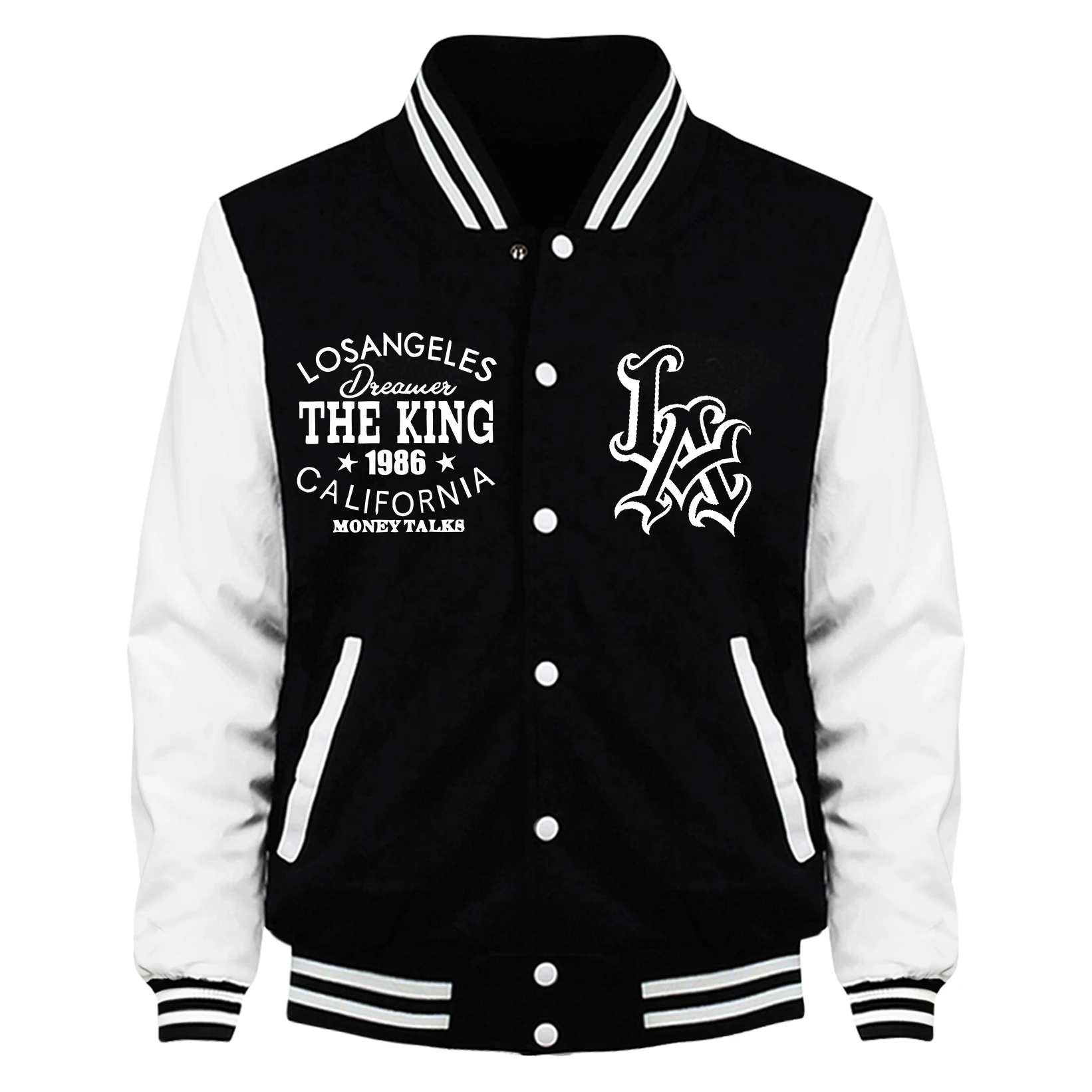 Калифорния короля 66, мужская бейсбольная майка в стиле хип-хоп, мужская одежда для творчества, модная американская верхняя уличная карманная мужская куртка
Калифорния короля 66, мужская бейсбольная майка в стиле хип-хоп, мужская одежда для творчества, модная американская верхняя уличная карманная мужская куртка