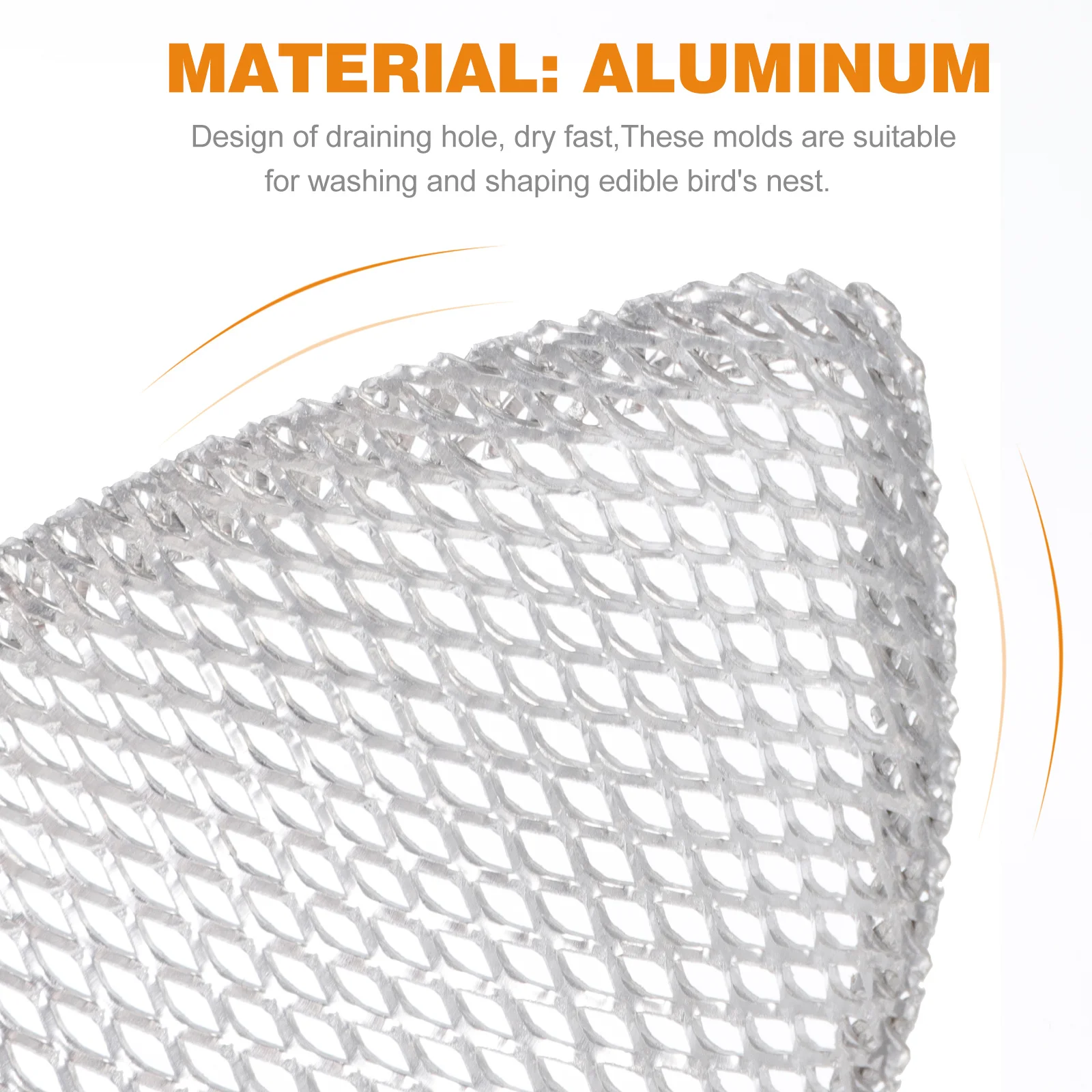 Edible Bird's Molds Shaper Tools Aluminum Kitchen Accessories Edible Bird'S Nest Molds Rustproof Baking Pans Home Use Durability
Edible Bird's Molds Shaper Tools Aluminum Kitchen Accessories Edible Bird'S Nest Molds Rustproof Baking Pans Home Use Durability