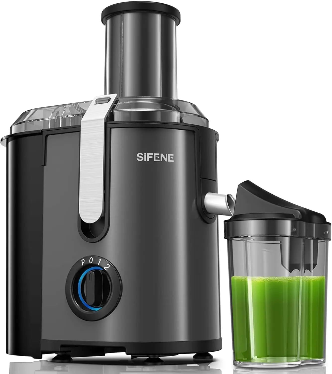 800W Centrifugal Juicer with 3 Speeds, 3.2" Wide Chute for Easy Cleaning
800W Centrifugal Juicer with 3 Speeds, 3.2" Wide Chute for Easy Cleaning