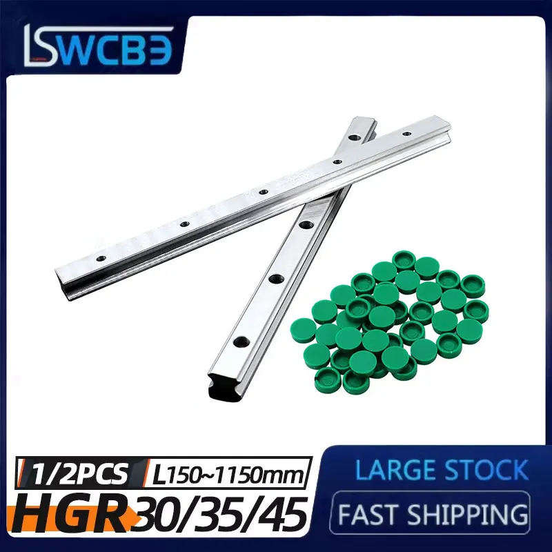 1/2pc 150 -1150mm HGR30 HGR35 HGR45 Square Linear Guide Rail for Slide Block Carriages HGH30/35/45CA CNC Router Engraving
1/2pc 150 -1150mm HGR30 HGR35 HGR45 Square Linear Guide Rail for Slide Block Carriages HGH30/35/45CA CNC Router Engraving