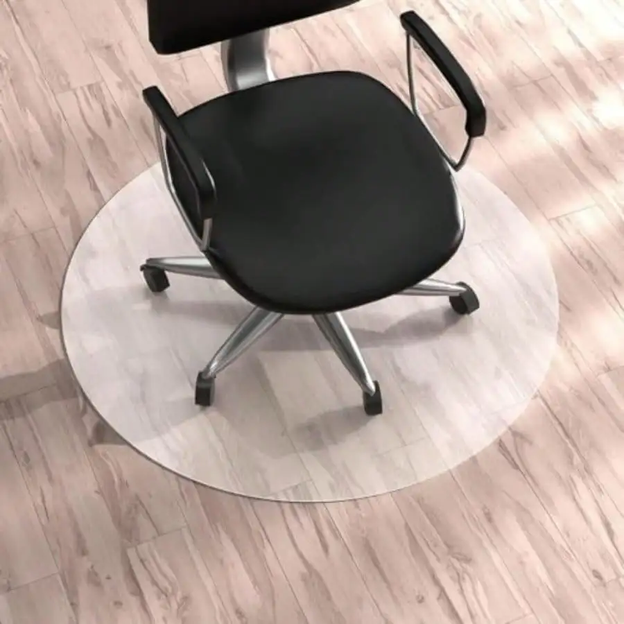 Office Chair Mat for Hard Floor 36" Round Transparent Hard Floor Protector Cover Home Floor Mat for Computer Desk Rolling Cha
Office Chair Mat for Hard Floor 36" Round Transparent Hard Floor Protector Cover Home Floor Mat for Computer Desk Rolling Cha