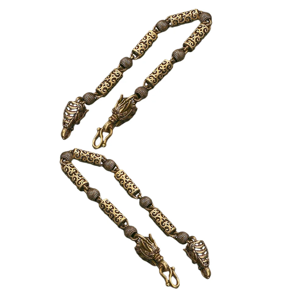 2 Pcs Pure Copper Faucet Bracelet Dragon Gemstone Number Agate Bead Stretch Bangle Anklet Travel
2 Pcs Pure Copper Faucet Bracelet Dragon Gemstone Number Agate Bead Stretch Bangle Anklet Travel