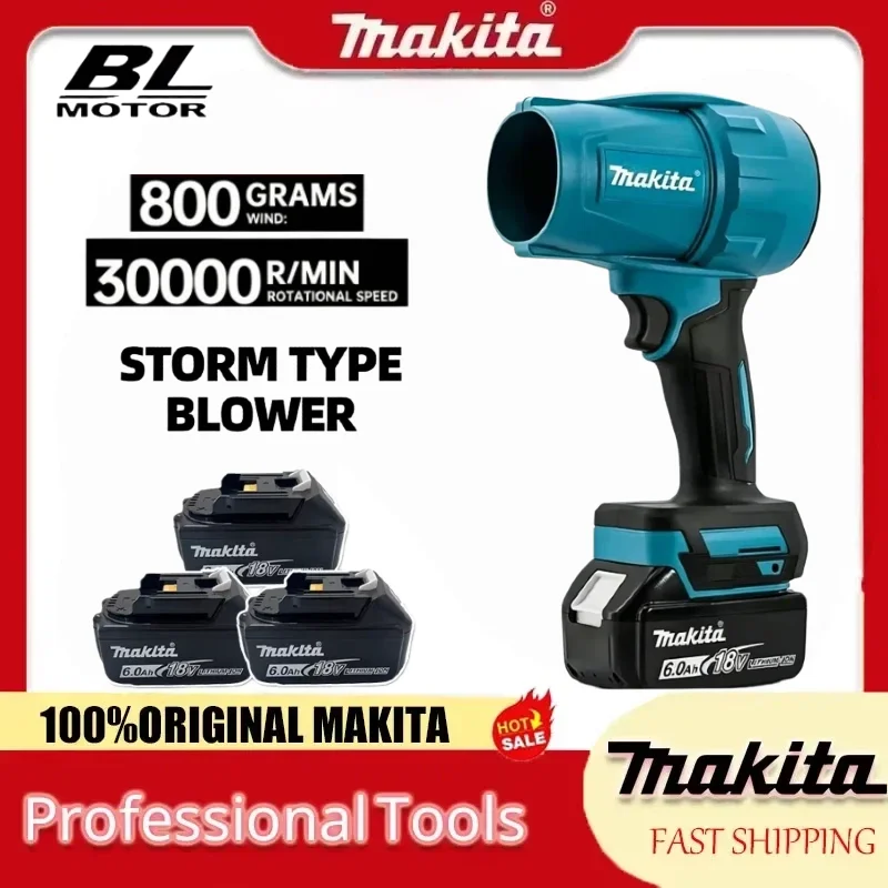 Makita 18V Brushless Turbo Fan Electric Handheld Jet Blower for Snow And Leaf Dust Removal For Makita Battery
Makita 18V Brushless Turbo Fan Electric Handheld Jet Blower for Snow And Leaf Dust Removal For Makita Battery