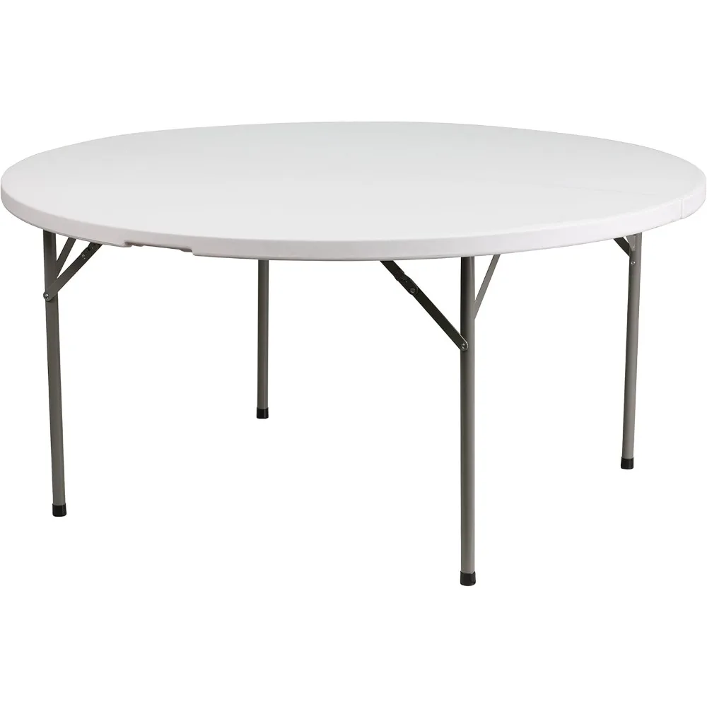 Elon 5' Round All-Occasion Plastic Folding Event Table, Foldable Portable Banquet Table for Indoor/Outdoor Events, White
Elon 5' Round All-Occasion Plastic Folding Event Table, Foldable Portable Banquet Table for Indoor/Outdoor Events, White