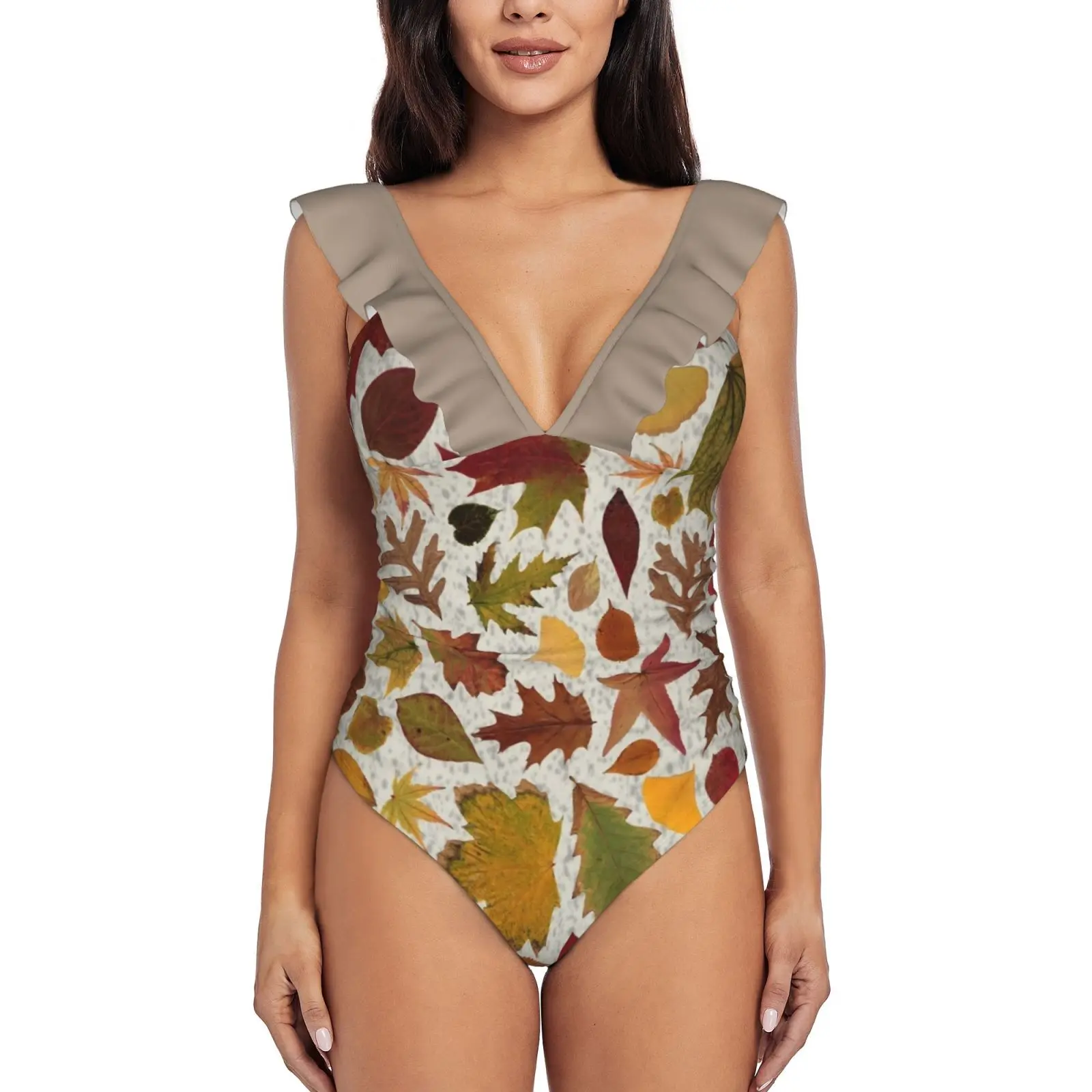Autumnleafspeckle One Piece Swimsuit High Quality Swimwear Printed Push Up Monokini Summer Bathing Suit Autumn Fall Leaves Leaf
Autumnleafspeckle One Piece Swimsuit High Quality Swimwear Printed Push Up Monokini Summer Bathing Suit Autumn Fall Leaves Leaf