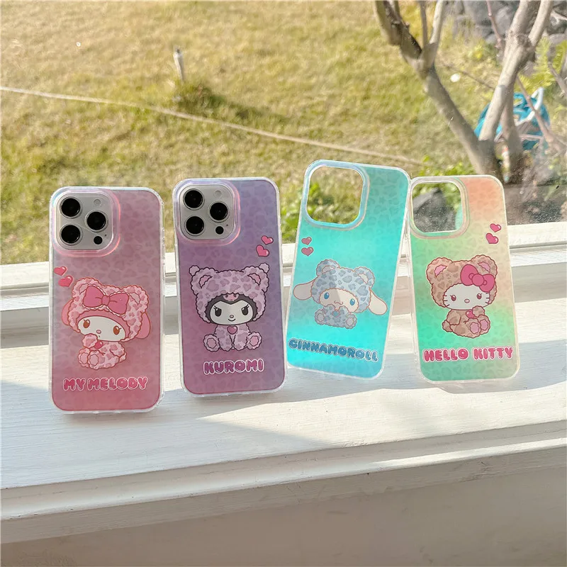 Fashion Leopard Laser Sanrio Phone Case for iPhone 11 12 13 14 15 16 Pro Max My Melody Kuromi Hello Kitty Cinamonroll Cover
Fashion Leopard Laser Sanrio Phone Case for iPhone 11 12 13 14 15 16 Pro Max My Melody Kuromi Hello Kitty Cinamonroll Cover
