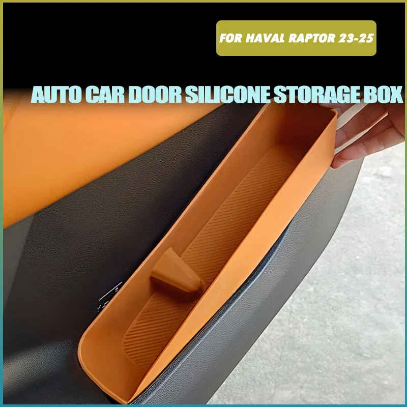 Auto Car Door Silicone Storage Box Fit for Haval Raptor 2023-2025 Modified Car Door Layered Storage Pad Car Interior Accessories
Auto Car Door Silicone Storage Box Fit for Haval Raptor 2023-2025 Modified Car Door Layered Storage Pad Car Interior Accessories