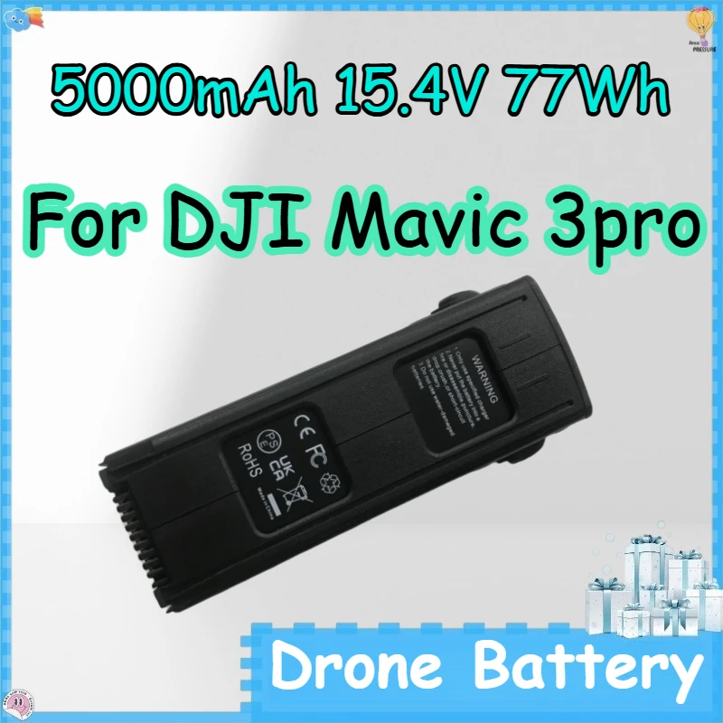 5000mAh 15.4V 77Wh Drone Battery for DJI Mavic 3pro Replace The Battery of The Charging Drone
5000mAh 15.4V 77Wh Drone Battery for DJI Mavic 3pro Replace The Battery of The Charging Drone