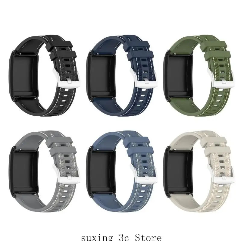 Silicone+Nylon Replacement Watch Straps Compatible for WHOOP Fitness Device Comfortable and Soft Daily Wear
Silicone+Nylon Replacement Watch Straps Compatible for WHOOP Fitness Device Comfortable and Soft Daily Wear