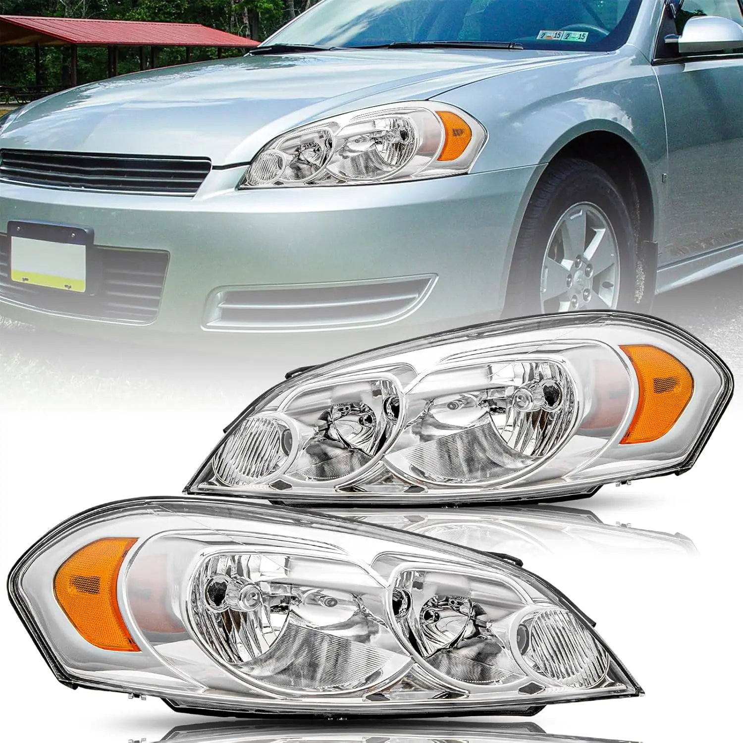 Fits for 2006 2007 2008 2009 2010 2011 2012 2013 Chevy Impala Headlight Assembly 14-16 Impala Limited / 06-07 Monte Carlo OE St
Fits for 2006 2007 2008 2009 2010 2011 2012 2013 Chevy Impala Headlight Assembly 14-16 Impala Limited / 06-07 Monte Carlo OE St