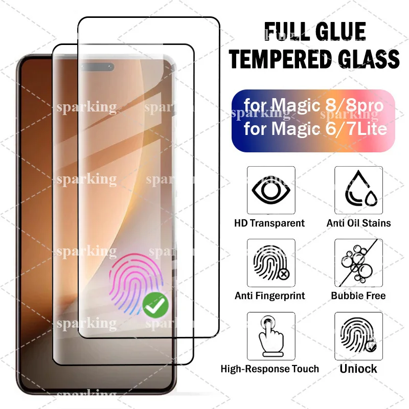 2 Pieces for Honor Magic 8/ 8Pro HD Tempered Glass Screen Protector - 9H Hardness Protection, Anti-Scratch, High Transparency
2 Pieces for Honor Magic 8/ 8Pro HD Tempered Glass Screen Protector - 9H Hardness Protection, Anti-Scratch, High Transparency