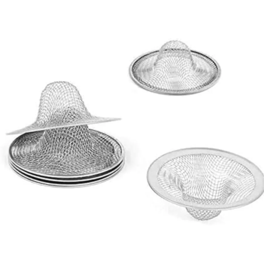 4 Pieces Silver Mesh Hole Kitchen Bathroom Basin Sink Drain Strainer 2" x 0.79" .
4 Pieces Silver Mesh Hole Kitchen Bathroom Basin Sink Drain Strainer 2" x 0.79" .