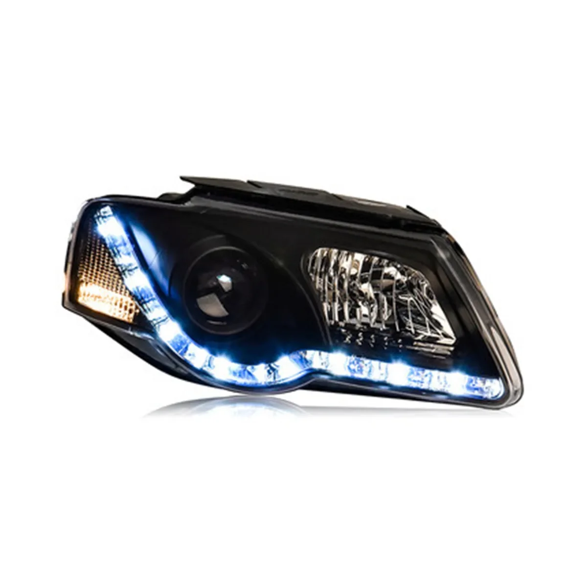 LED HID Xenon Headlight for Volkswagen vw passat 05-09 Angel eye DRL Daytime Running Light Turn Signal with Projector Lens
LED HID Xenon Headlight for Volkswagen vw passat 05-09 Angel eye DRL Daytime Running Light Turn Signal with Projector Lens