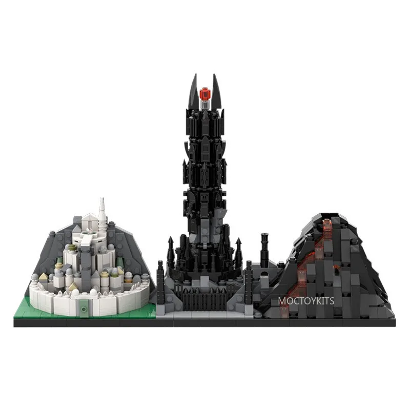 MOC Building Blocks Fellowship of the Skyline & Two Towers & Return of the King Architecture Display Bricks Model Toys Gifts
MOC Building Blocks Fellowship of the Skyline & Two Towers & Return of the King Architecture Display Bricks Model Toys Gifts
