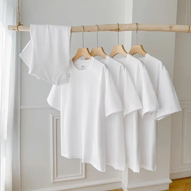 Women Short Sleeved Pure Cotton T-shirt Round Neck Top Loose Casual Small Drop Shoulder High Quality New Round necked clothes
Women Short Sleeved Pure Cotton T-shirt Round Neck Top Loose Casual Small Drop Shoulder High Quality New Round necked clothes