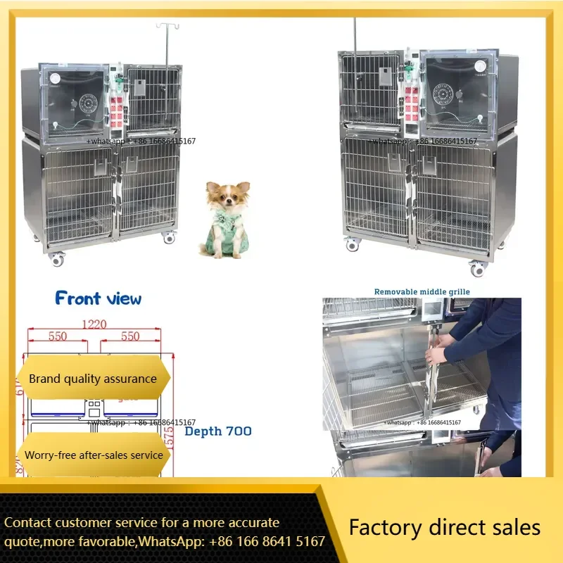 WTC-05 Veterinary Stainless Steel Hospitalized Chamber Cage
WTC-05 Veterinary Stainless Steel Hospitalized Chamber Cage