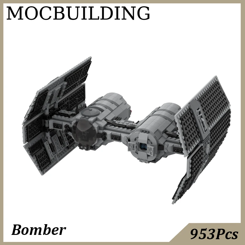 Bomber Spaceship Model MOC Building Blocks Display Construction Toys Birthday Gift Collection Christmas Presents
Bomber Spaceship Model MOC Building Blocks Display Construction Toys Birthday Gift Collection Christmas Presents