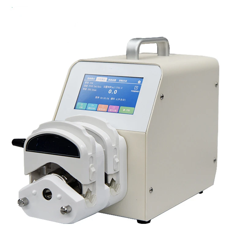 Intelligent peristaltic pump with 220V adjustable flow LCD touch screen and multiple working modes
Intelligent peristaltic pump with 220V adjustable flow LCD touch screen and multiple working modes