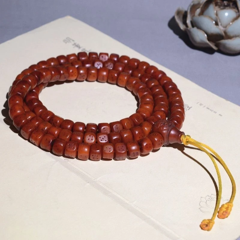 Tibetan Yak Bone Square Dice , Oily Finish, 108 Beads, Buddhist , Couple's Bracelet, Ethnic Style Cultural Item
Tibetan Yak Bone Square Dice , Oily Finish, 108 Beads, Buddhist , Couple's Bracelet, Ethnic Style Cultural Item