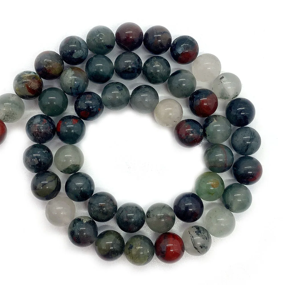 Niche Creative Natural Stone Round African Bloodstone Loose Beads Straight Holes Handmade DIY Jewelry Accessories for Necklaces
Niche Creative Natural Stone Round African Bloodstone Loose Beads Straight Holes Handmade DIY Jewelry Accessories for Necklaces