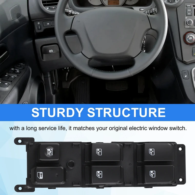 For KIA Rondo Carens 2007-2012 Driver Side Door Power Window Switch 93571-1D200 LHD
For KIA Rondo Carens 2007-2012 Driver Side Door Power Window Switch 93571-1D200 LHD