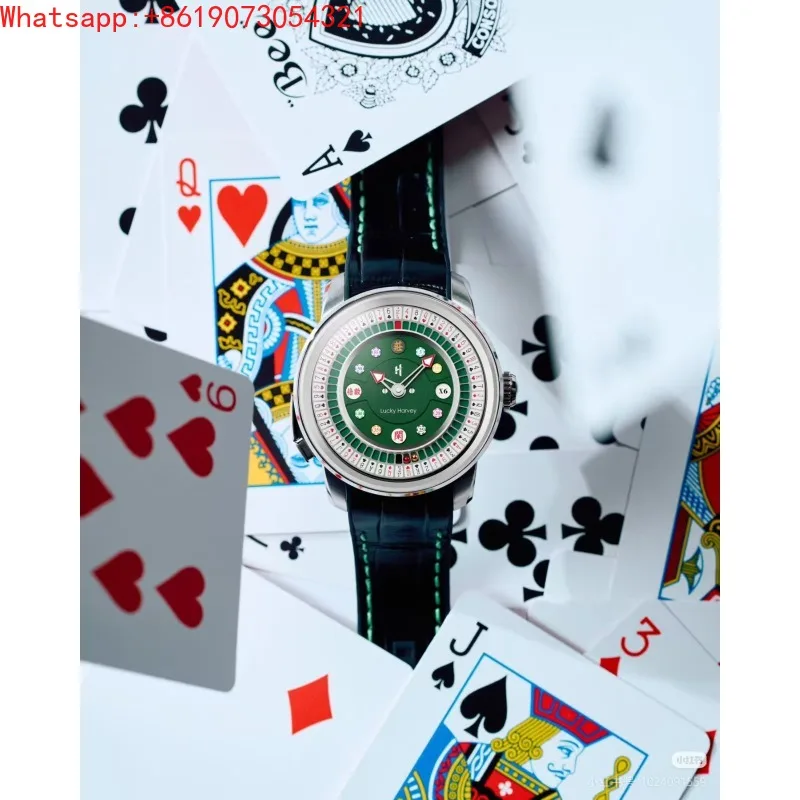 The Great Qin Empire LUCKY HARVEY Player Series Poker Silver Roulette Men's Automatic Luminous Mechanical Watch
The Great Qin Empire LUCKY HARVEY Player Series Poker Silver Roulette Men's Automatic Luminous Mechanical Watch