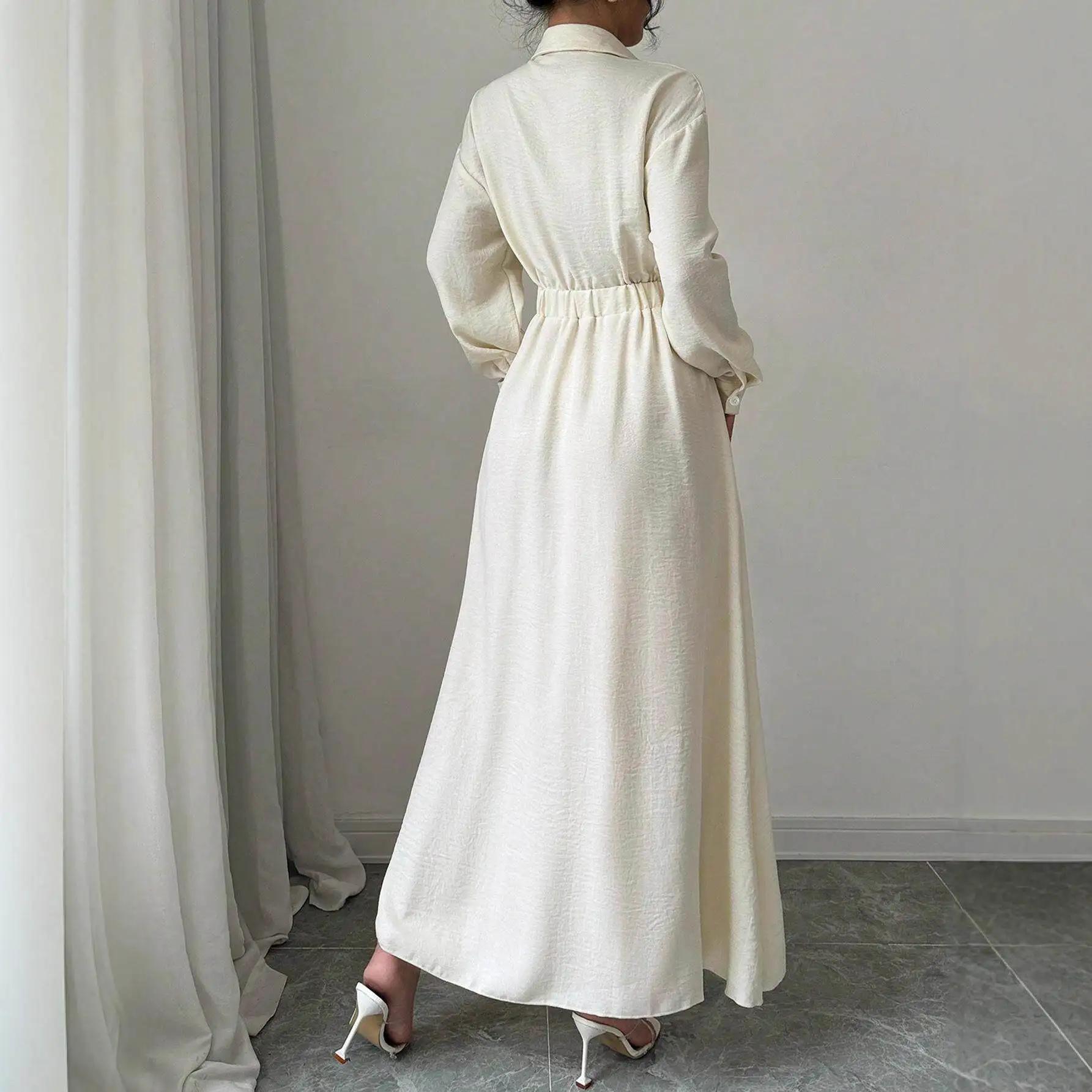 New High Waist Elastic Loose Slimming Collar Long Sve irt Dr Autumn Season Long Skirt Dr Loose Fit Men's Wear
New High Waist Elastic Loose Slimming Collar Long Sve irt Dr Autumn Season Long Skirt Dr Loose Fit Men's Wear