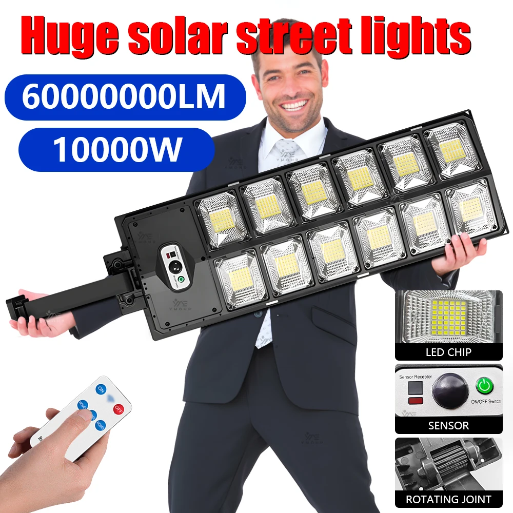 10000W Solar Garden Lights Outdoor Waterproof Solar Wall Lamp Solar Exterior Luminaire Solar Lighting ForHouse Garden Decoration
10000W Solar Garden Lights Outdoor Waterproof Solar Wall Lamp Solar Exterior Luminaire Solar Lighting ForHouse Garden Decoration