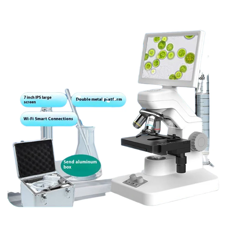 Advanced Student Biological Microscope With Fine Focusing For Precise Slide And Specimen Analysis