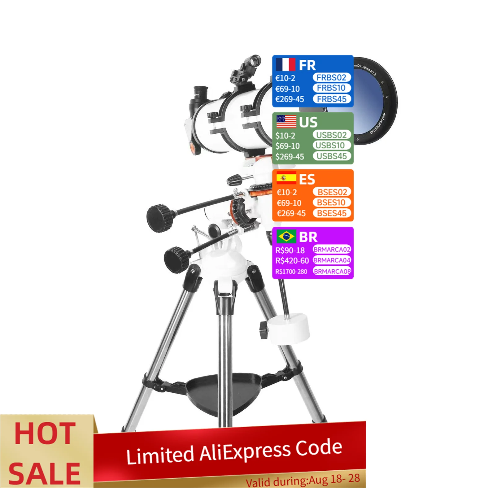 High-Power Large Aperture 120900 Outdoor Astronomical Telescope Long Focal Length High Precision Equatorial Instrument Refractor
High-Power Large Aperture 120900 Outdoor Astronomical Telescope Long Focal Length High Precision Equatorial Instrument Refractor