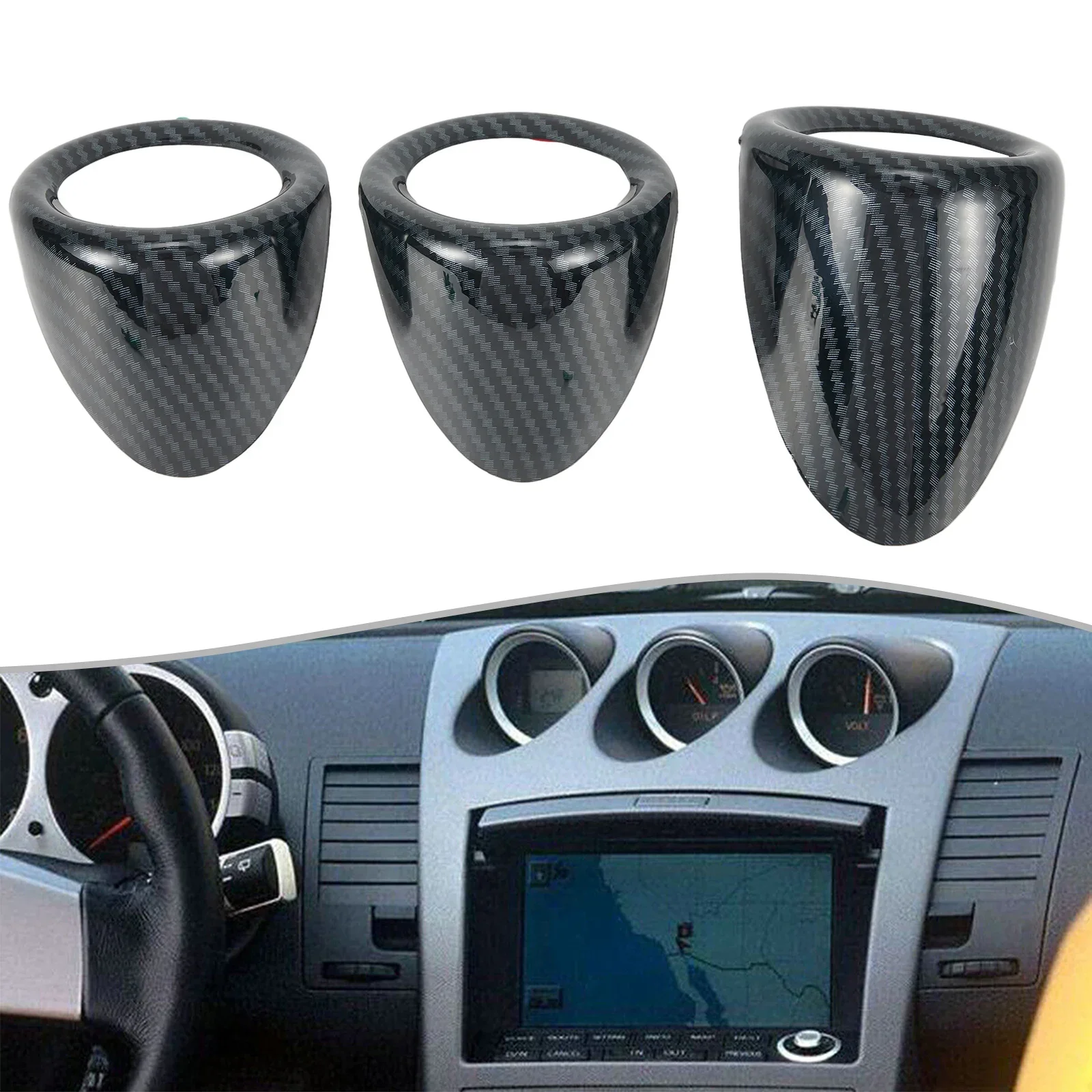 For Nissan 350Z 2003-2009 Cover Trim Pattern Interior Abs Black Carbon Fiber Cover Trim High Qualit Material Brand New
For Nissan 350Z 2003-2009 Cover Trim Pattern Interior Abs Black Carbon Fiber Cover Trim High Qualit Material Brand New