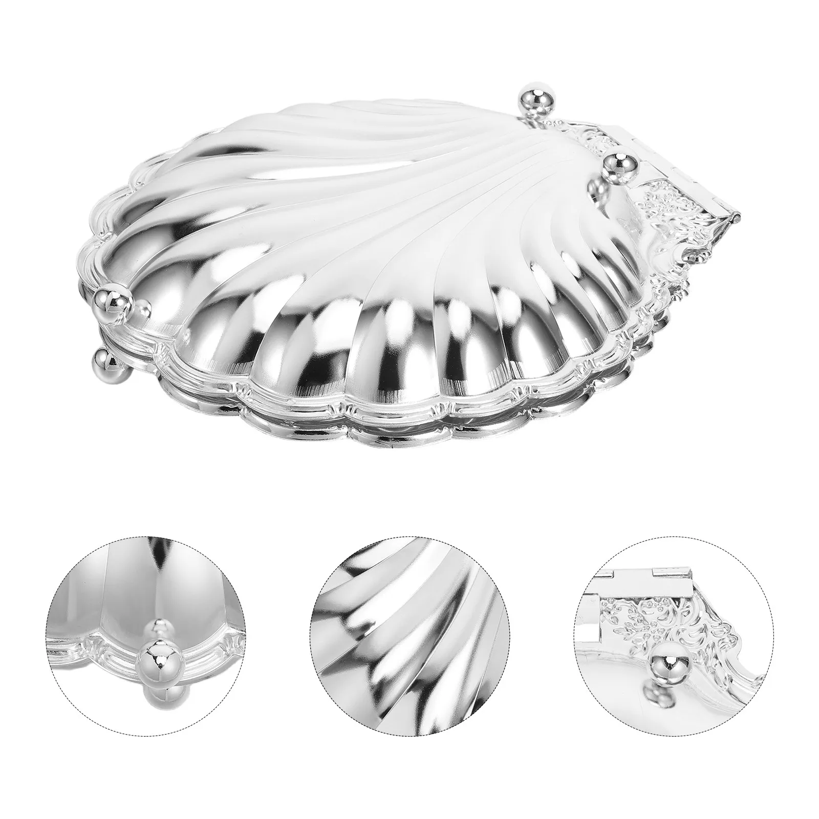 Silver Seashell Fruit Serving Tray Shell Shape Metal Tray Table Centerpiece Fruit Bowl Nuts Snacks Dessert Serving Dish
Silver Seashell Fruit Serving Tray Shell Shape Metal Tray Table Centerpiece Fruit Bowl Nuts Snacks Dessert Serving Dish