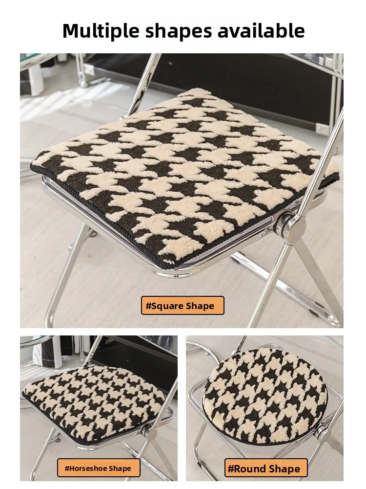 Thiened Cheered Dining Chair Pad Removable Waable Office Chair Cuion Square Hoof aped Non-Slip Pad
Thiened Cheered Dining Chair Pad Removable Waable Office Chair Cuion Square Hoof aped Non-Slip Pad