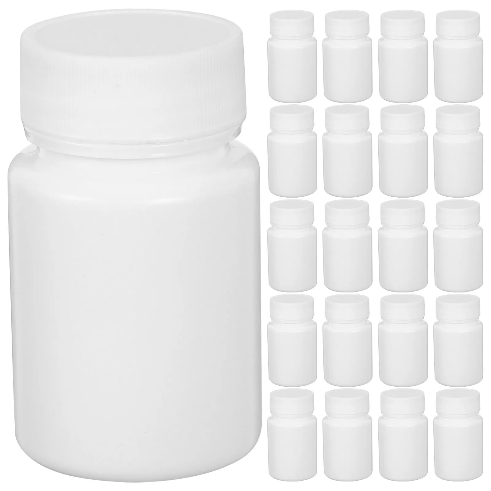 100Pcs 30Ml White Pill Bottle Pe Material Compact Screw Top Leakproof Medicine Container for Travel Daily Use Vitamins Capsules
100Pcs 30Ml White Pill Bottle Pe Material Compact Screw Top Leakproof Medicine Container for Travel Daily Use Vitamins Capsules