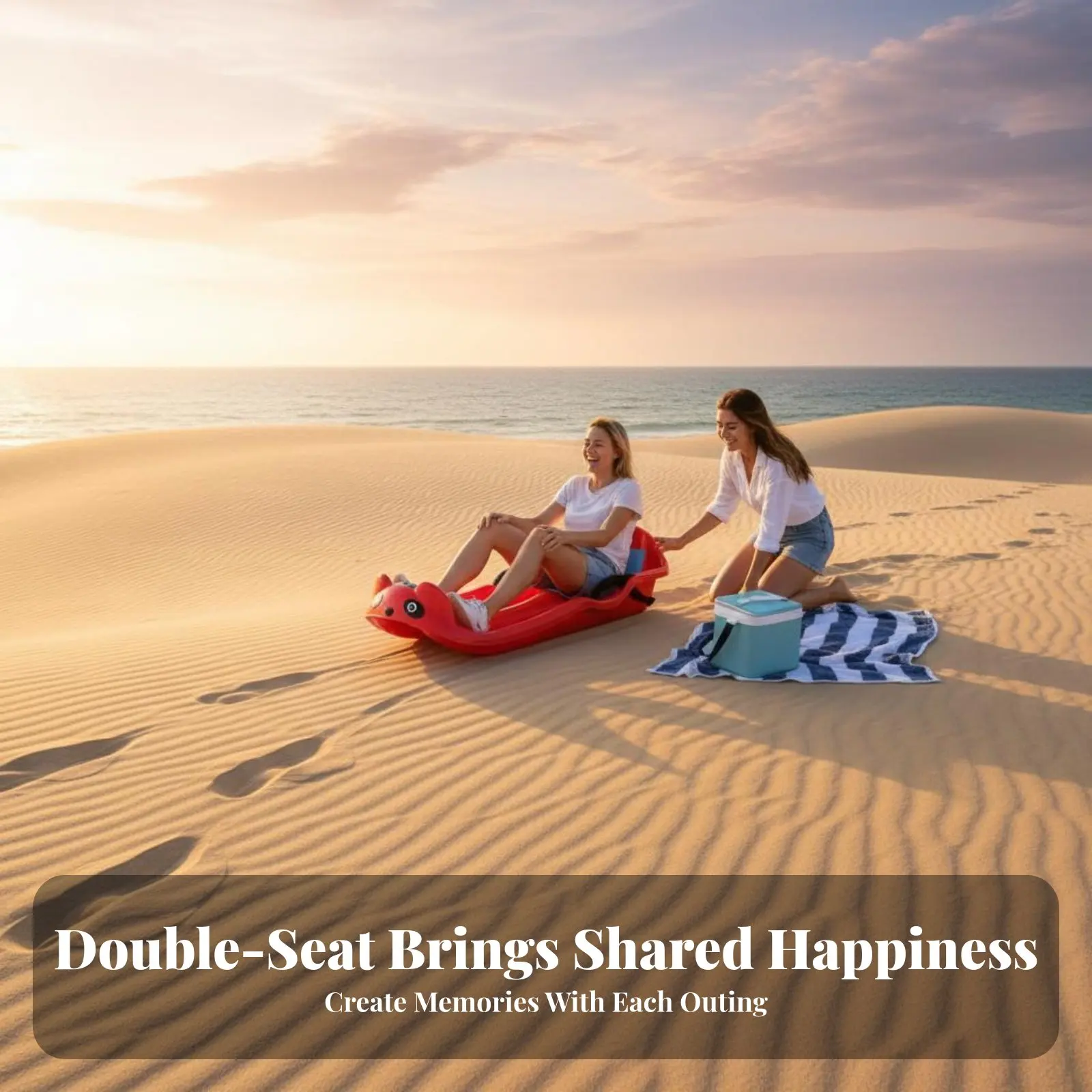 Two-Person Winter Sled Thickened Design 2 Person Winter Sledder Plastic Sledding Board Low-Temperature Resistant
Two-Person Winter Sled Thickened Design 2 Person Winter Sledder Plastic Sledding Board Low-Temperature Resistant