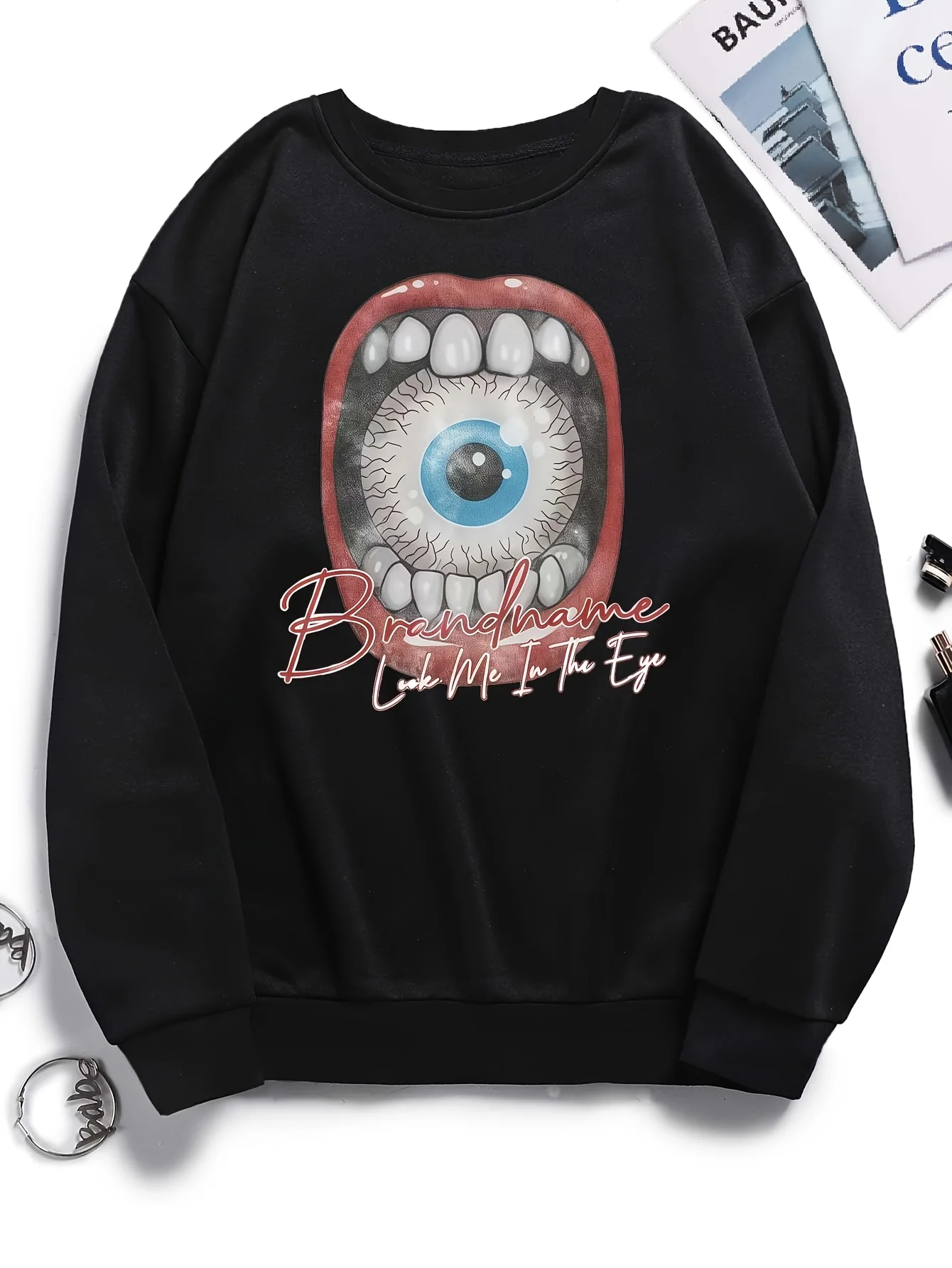 Eye Print Autumn and Winter Pure Cotton Men's and Women's Sweatshirts Outdoor Sports Leisure Fashion Trend Clothing
Eye Print Autumn and Winter Pure Cotton Men's and Women's Sweatshirts Outdoor Sports Leisure Fashion Trend Clothing
