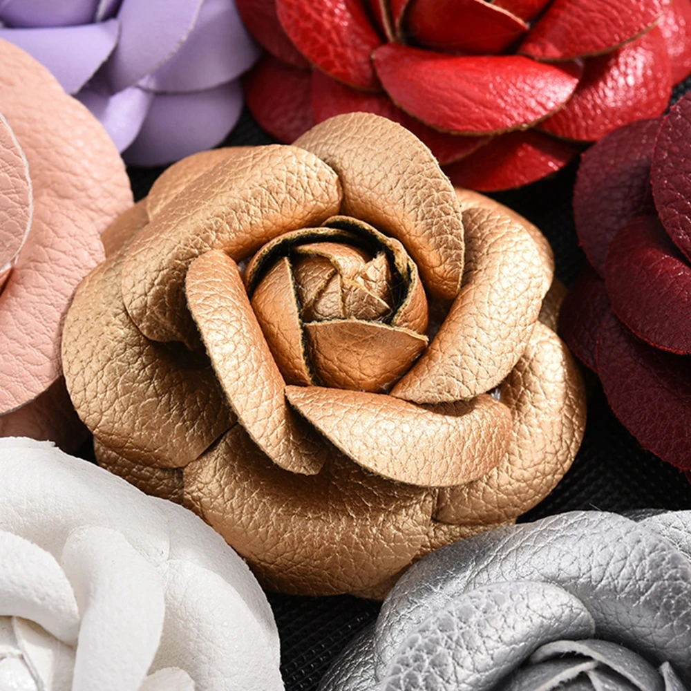 Handmade Lapel Fabric Brooch Women Accessories Jewelry PU Leather DIY Craft Supplies Camellia Flower Corsage
Handmade Lapel Fabric Brooch Women Accessories Jewelry PU Leather DIY Craft Supplies Camellia Flower Corsage
