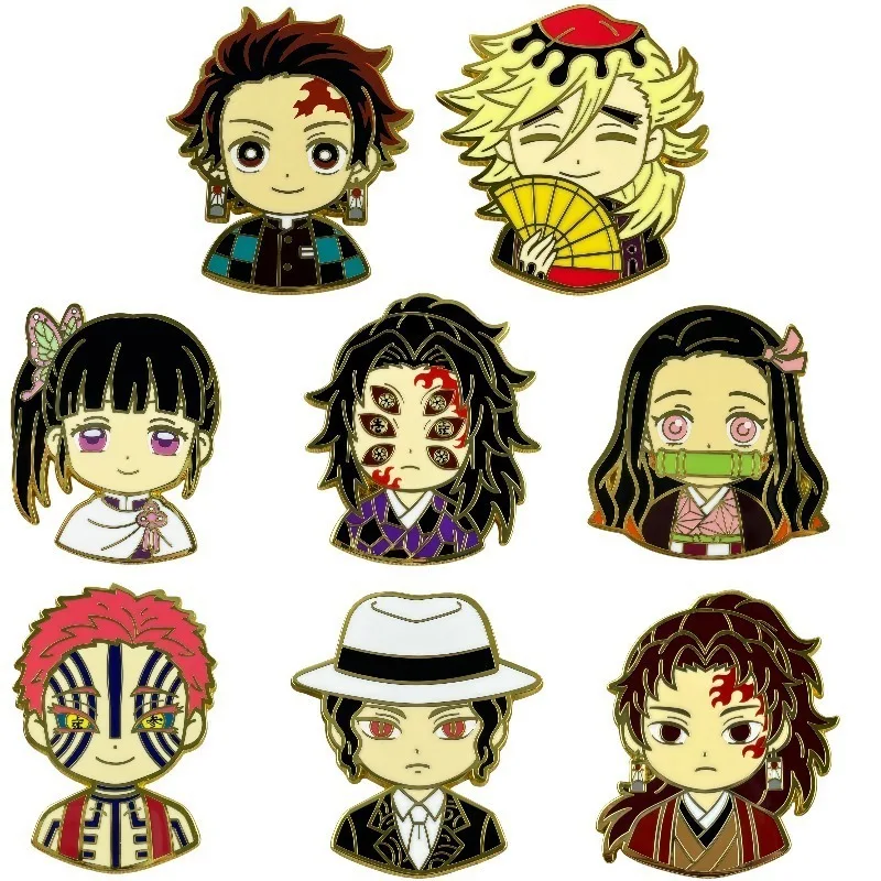 Demon Slayer Creative Design of New Cartoon Metal Brooch Personalized Badges and Versatile Decorative Accessories
Demon Slayer Creative Design of New Cartoon Metal Brooch Personalized Badges and Versatile Decorative Accessories