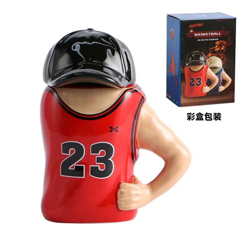 Christmas Gift Basketball Star Ceramic Cup Jersey Cup, 3D Mug, Trendy And Creative Water Cup 2023 New Coffee Cup
Christmas Gift Basketball Star Ceramic Cup Jersey Cup, 3D Mug, Trendy And Creative Water Cup 2023 New Coffee Cup
