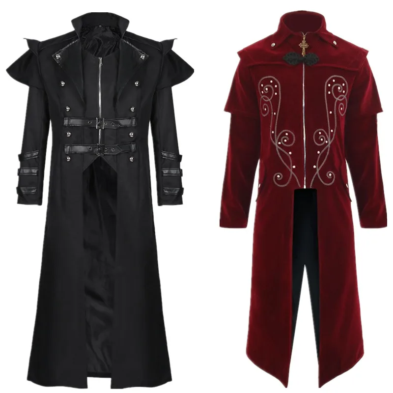 Halloween Medieval Gothic Count Men's Retro Windbreaker Performance Costume Polyester Fiber 100% Online Sales
Halloween Medieval Gothic Count Men's Retro Windbreaker Performance Costume Polyester Fiber 100% Online Sales