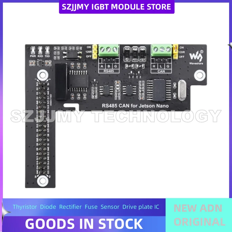 NEW ORIGINAL IN STOCK Jetson Nano dedicated RS485 CAN expansion board 3.3V digital isolated UART control
NEW ORIGINAL IN STOCK Jetson Nano dedicated RS485 CAN expansion board 3.3V digital isolated UART control
