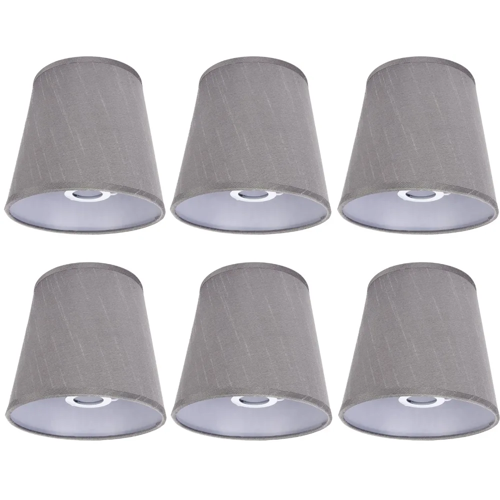 6PCS Modern Fabric Lampshade Clip On Design 5.5 inch Height Chandelier Lamp Shades Small Lamp Shades Table Lamp
6PCS Modern Fabric Lampshade Clip On Design 5.5 inch Height Chandelier Lamp Shades Small Lamp Shades Table Lamp