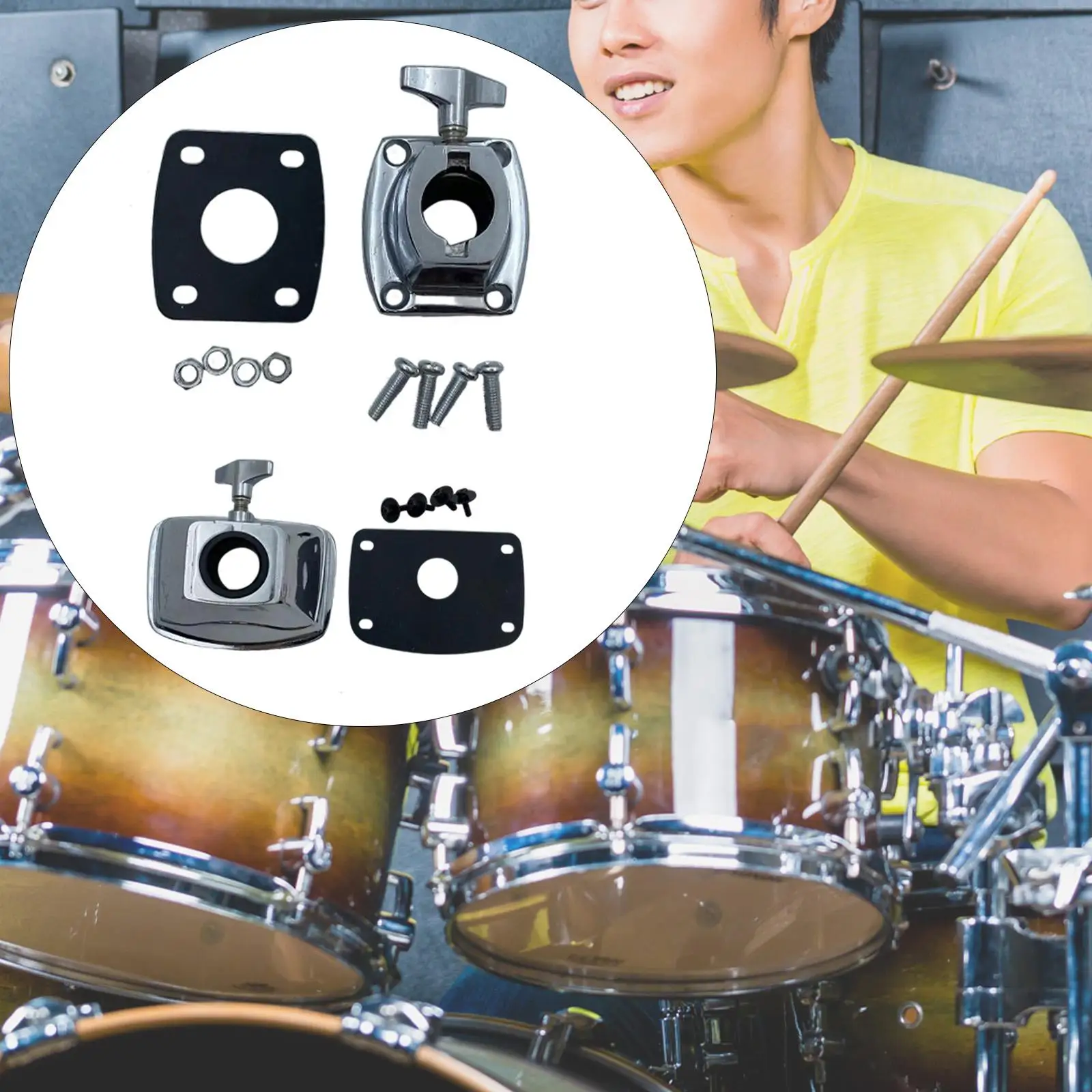 Зажим для держателя тарелки Tom, металлический аксессуар для музыкального инструмента, базовая пластина держателя барабана для концерта, сценического шоу
Зажим для держателя тарелки Tom, металлический аксессуар для музыкального инструмента, базовая пластина держателя барабана для концерта, сценического шоу