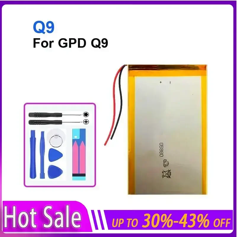 Portable Gaming Device Battery For GPD Q9 batteria Q9 replaceable portable batteries + tracking number warranty
Portable Gaming Device Battery For GPD Q9 batteria Q9 replaceable portable batteries + tracking number warranty