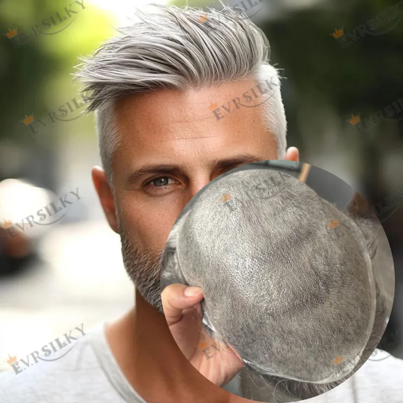 100% Human Hair 80Density Natural Hairline 0.02mm Full Skin Base Men Toupee #1B80 #60R Capillary Prosthesis System Man Hairpiece
100% Human Hair 80Density Natural Hairline 0.02mm Full Skin Base Men Toupee #1B80 #60R Capillary Prosthesis System Man Hairpiece