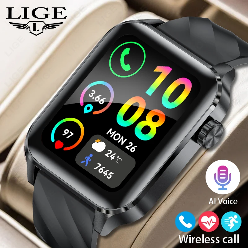 LIGE 2026, новые умные часы с Bluetooth и вызовом, женские наручные часы SmartBand, спортивные часы для фитнеса, IP68, водонепроницаемые умные часы для мужчин
LIGE 2026, новые умные часы с Bluetooth и вызовом, женские наручные часы SmartBand, спортивные часы для фитнеса, IP68, водонепроницаемые умные часы для мужчин