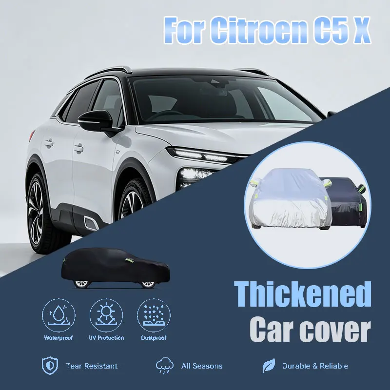 For Citroen C5 X Full Car Cover Reflective Strips Waterproof Snowproof Dustproof UV Protection Outdoor Auto Accessories
For Citroen C5 X Full Car Cover Reflective Strips Waterproof Snowproof Dustproof UV Protection Outdoor Auto Accessories
