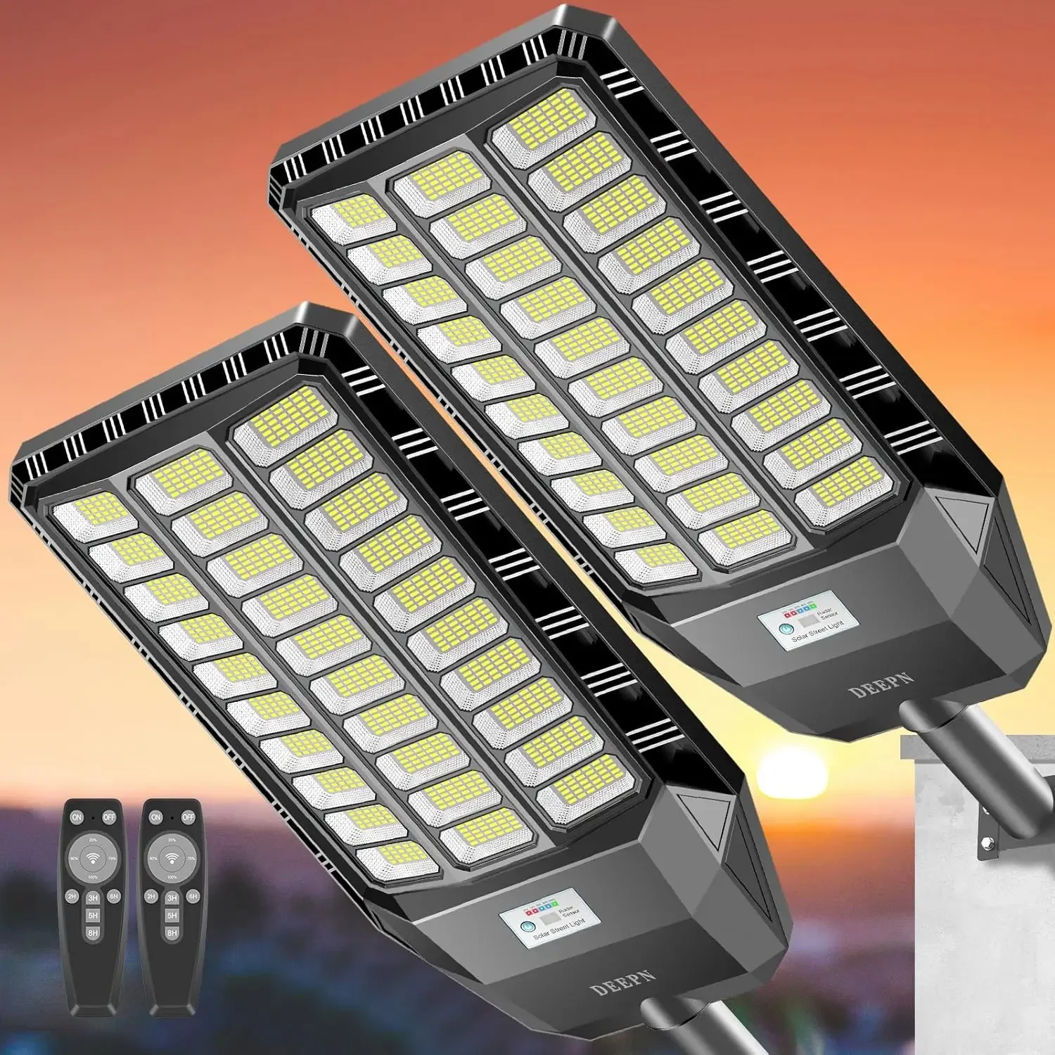 Solar Street Lights Outdoor, 6000W Solar Parking Lot Lights Commercial Grade 420000 Lumens Solar Lights Outdoor Waterproof Dusk
Solar Street Lights Outdoor, 6000W Solar Parking Lot Lights Commercial Grade 420000 Lumens Solar Lights Outdoor Waterproof Dusk