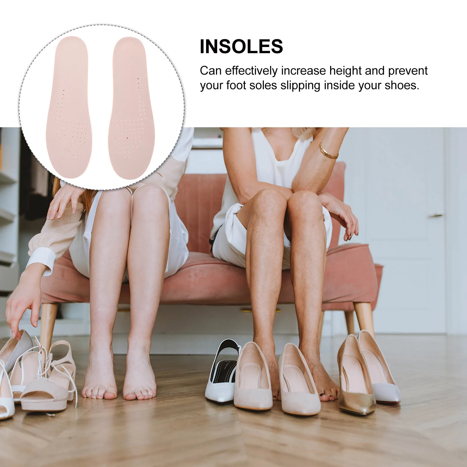 1 Pair of Shoe Lifts Breathable Height Increase Shoe Pads Pig Skin Shoe Cushion for Women Men Size L (2.5cm) Random Style
1 Pair of Shoe Lifts Breathable Height Increase Shoe Pads Pig Skin Shoe Cushion for Women Men Size L (2.5cm) Random Style