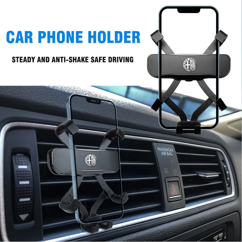 Автомобильный держатель для телефона с гравитацией, автомобильный значок, выдвижная подставка, зажим для вентиляционного отверстия для Alfa Romeo 1566, аксессуары Mito Tonale Stelvio Giulietta
Автомобильный держатель для телефона с гравитацией, автомобильный значок, выдвижная подставка, зажим для вентиляционного отверстия для Alfa Romeo 1566, аксессуары Mito Tonale Stelvio Giulietta